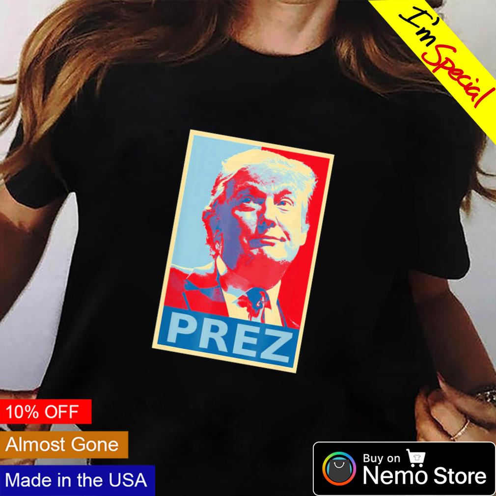 PREZ president Donald Trump 2024 hope style - Adult & Kids T-Shirts, Sweatshirts & Hoodies apparel design preview 2