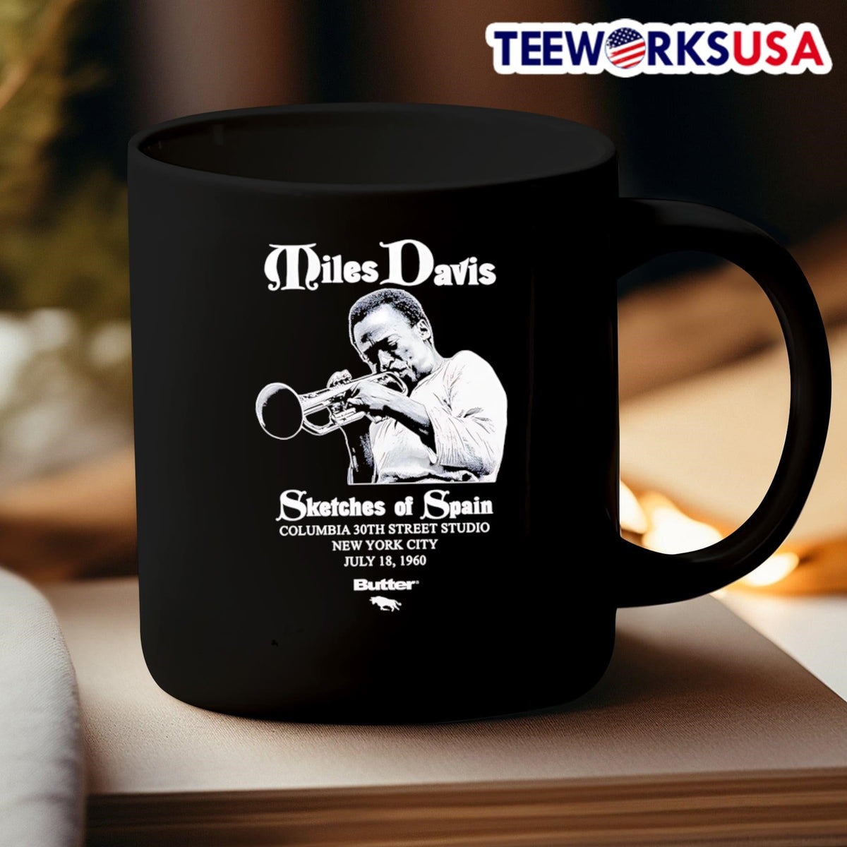 Miles Davis Sketches Of Spain - Adult & Kids T-Shirts, Sweatshirts & Hoodies apparel design preview 3