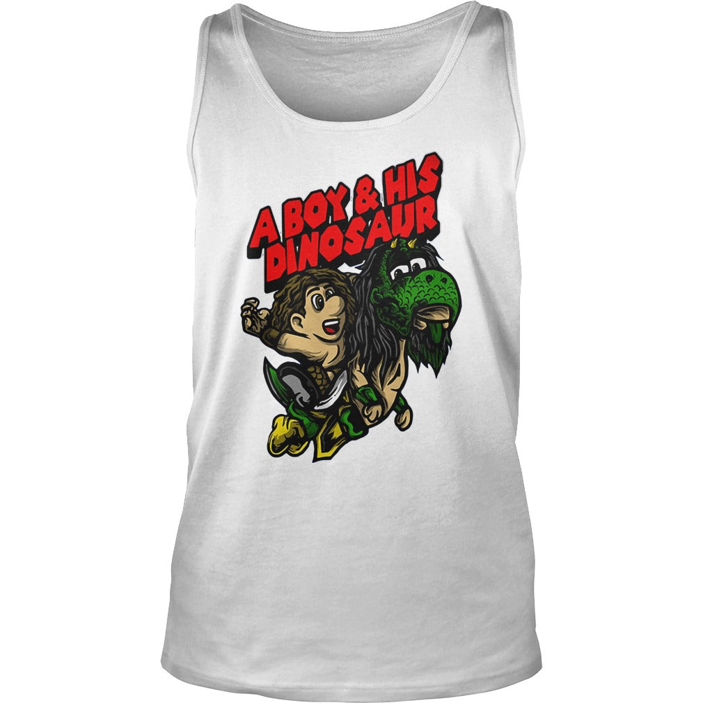 A Boy And His Dinosaur - Adult & Kids T-Shirts, Sweatshirts & Hoodies apparel design preview 3