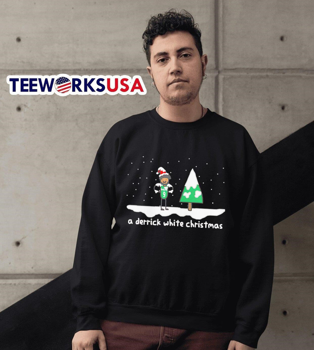 A Derrick White Christmas - Adult & Kids T-Shirts, Sweatshirts & Hoodies apparel design preview 6