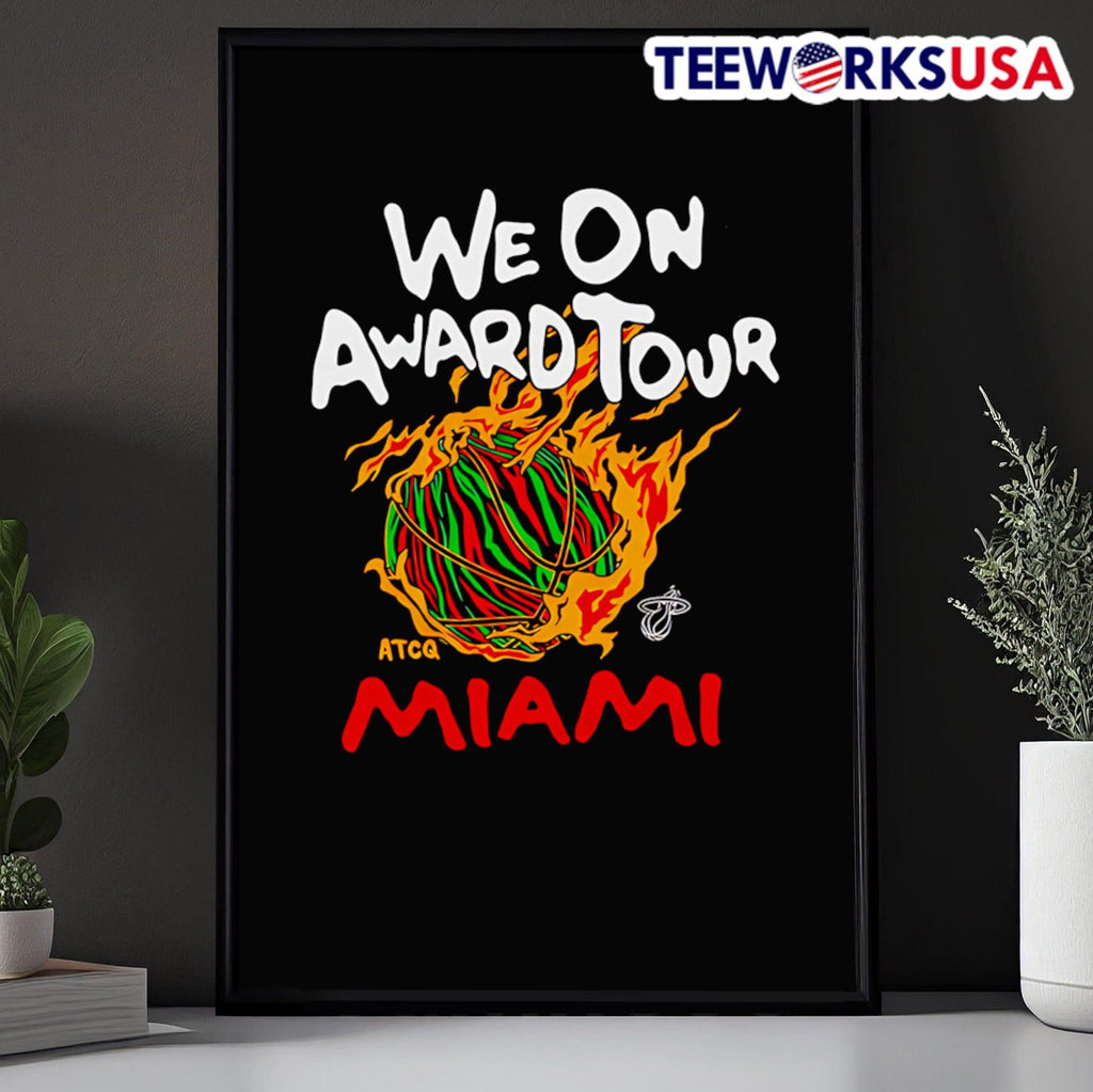 A Tribe Called Quest x Miami Heat We On Award Tour - Adult & Kids T-Shirts, Sweatshirts & Hoodies apparel design preview 5