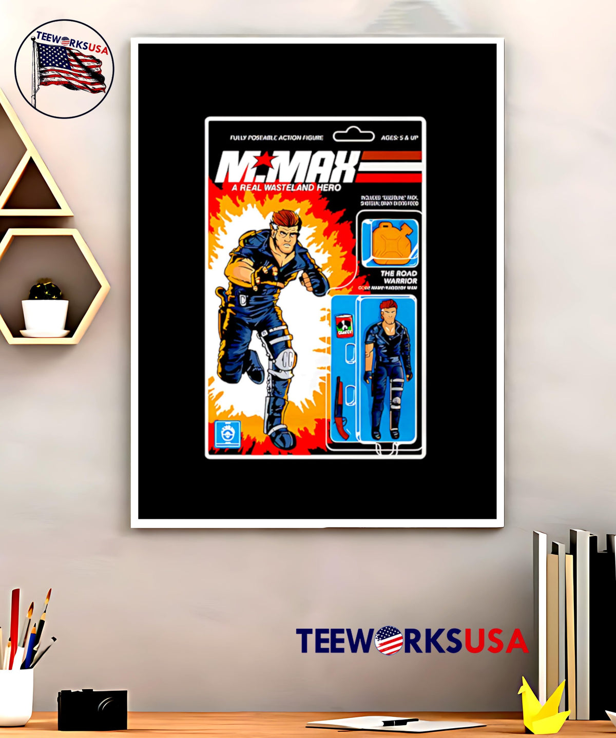 A real wasteland hero - Adult & Kids T-Shirts, Sweatshirts & Hoodies apparel design preview 5