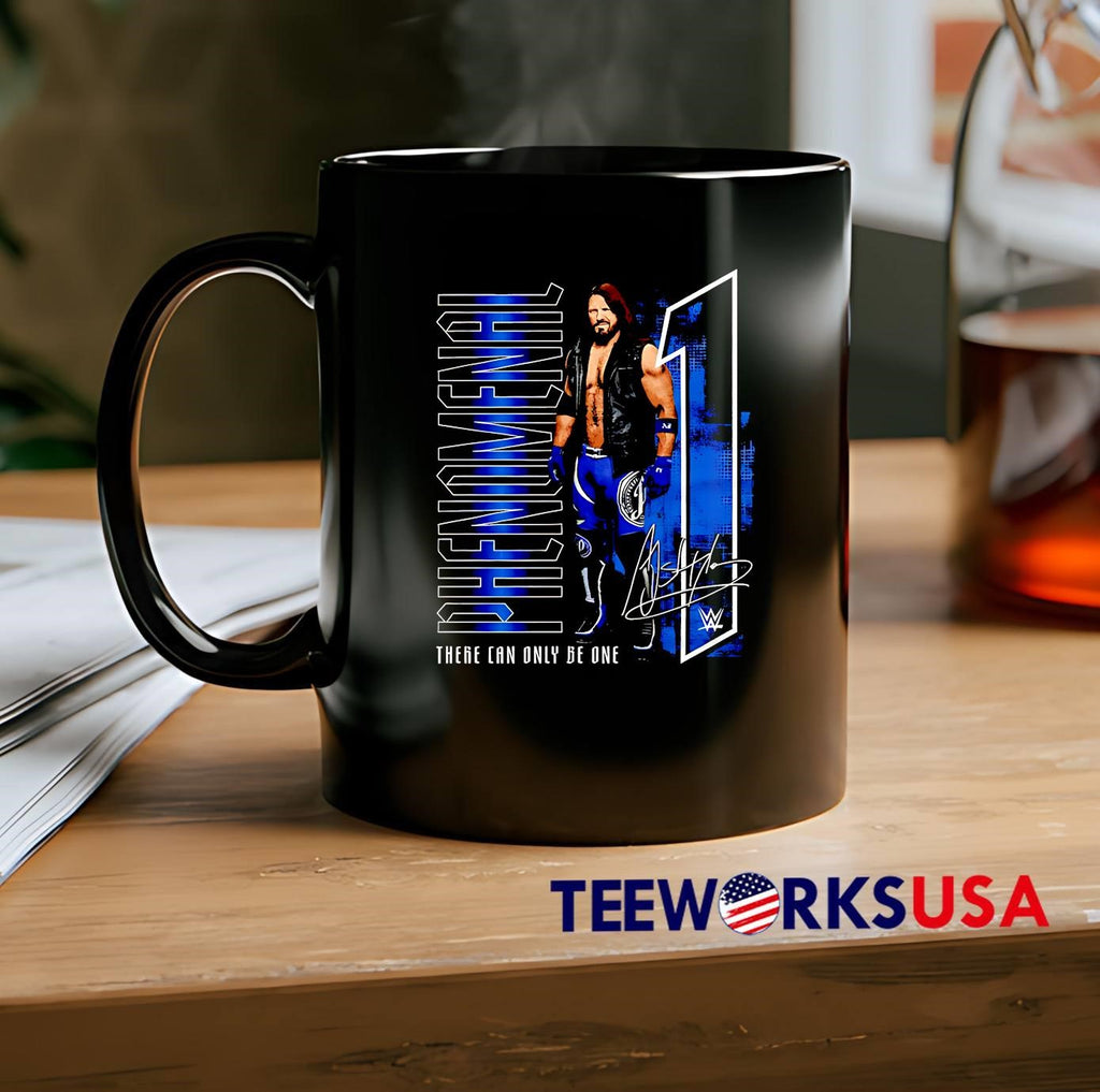 A.J. Styles Phenomenal there can only be one - Adult & Kids T-Shirts, Sweatshirts & Hoodies apparel design preview 2
