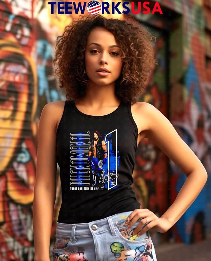 A.J. Styles Phenomenal there can only be one - Adult & Kids T-Shirts, Sweatshirts & Hoodies apparel design preview 7