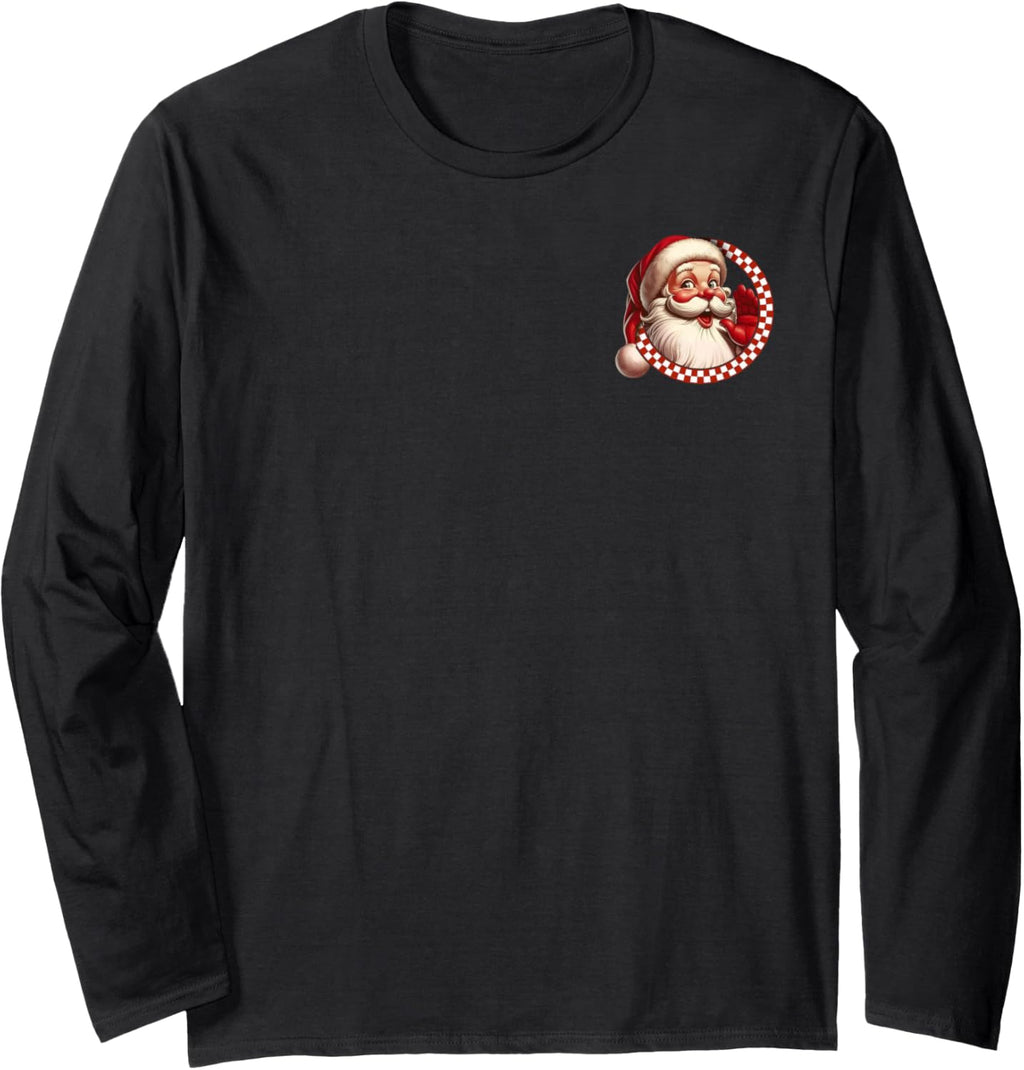 2 Sided You Ain T Getting Shit Santa Claus T-Shirt - Unique Graphic Unisex - T-Shirt, Sweatshirt, Hoodie