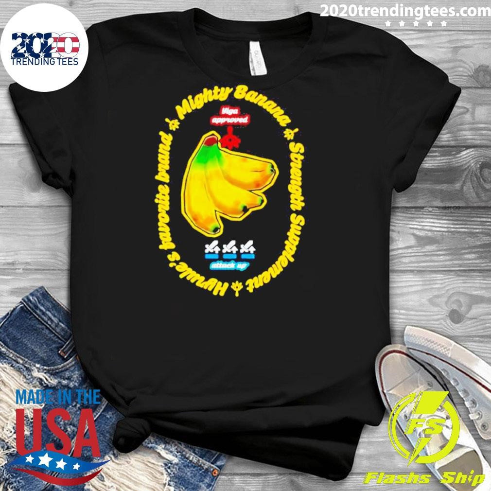 Hyrule's Favorite Brand Mighty Banana Strength - Adult & Kids T-Shirts, Sweatshirts & Hoodies apparel design preview 3