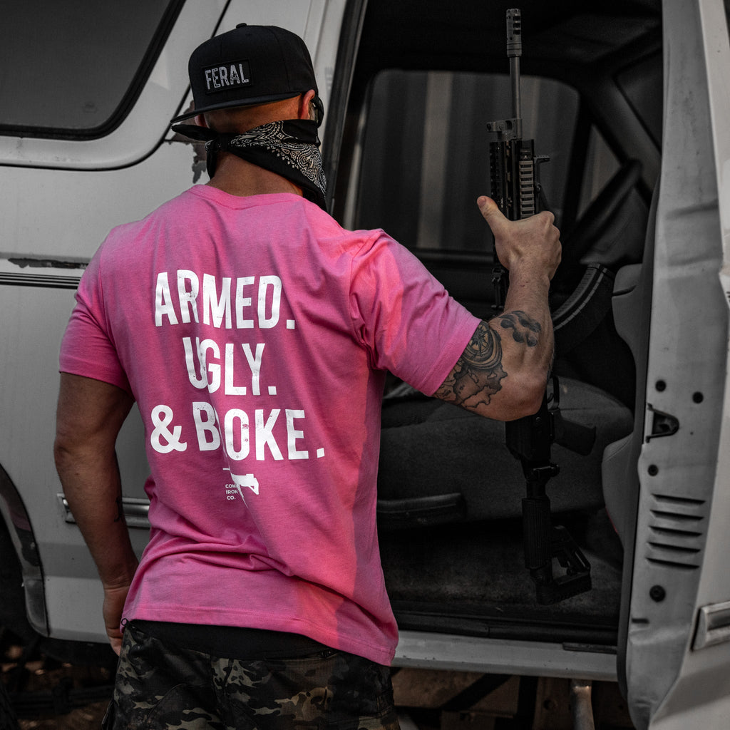 Armed. Ugly. Broke. Men's - Adult & Kids T-Shirts, Sweatshirts & Hoodies apparel design preview 13