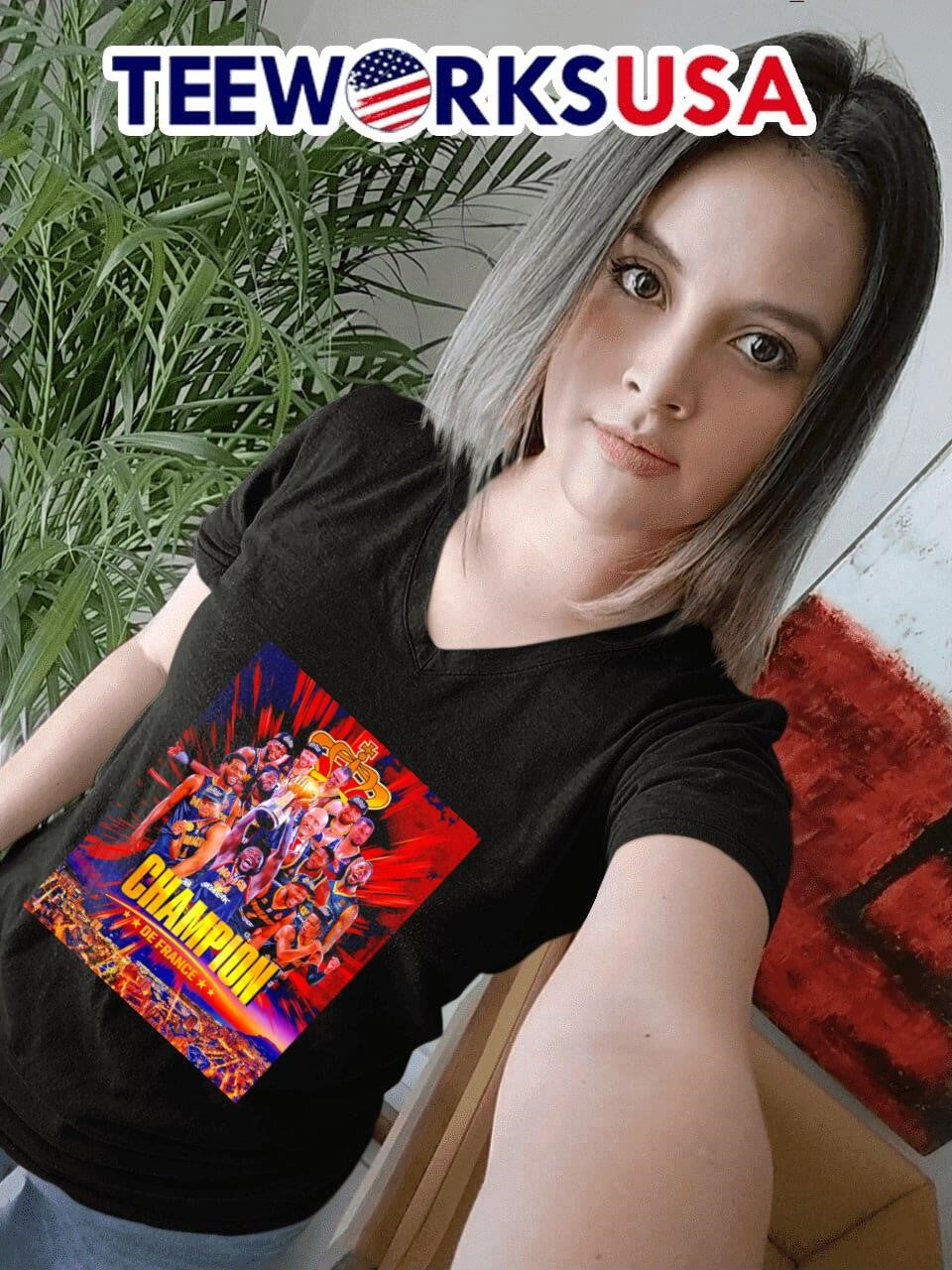 AS Monaco Basket Champion De France - Adult & Kids T-Shirts, Sweatshirts & Hoodies apparel design preview 4