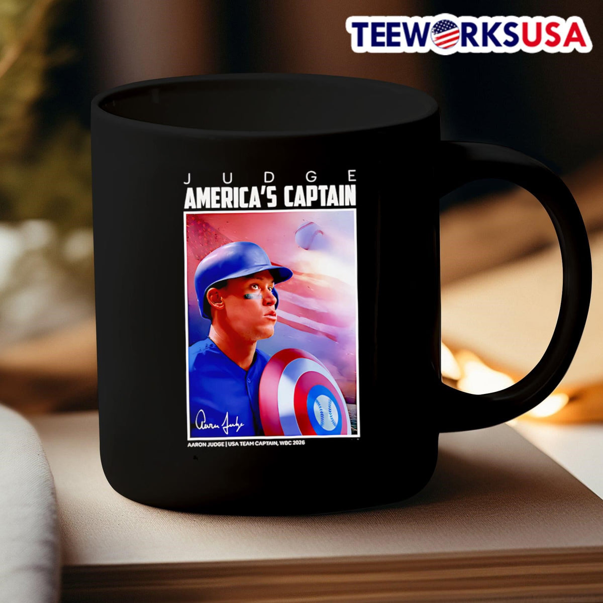 Aaron Judge America's Captain - Adult & Kids T-Shirts, Sweatshirts & Hoodies apparel design preview 3