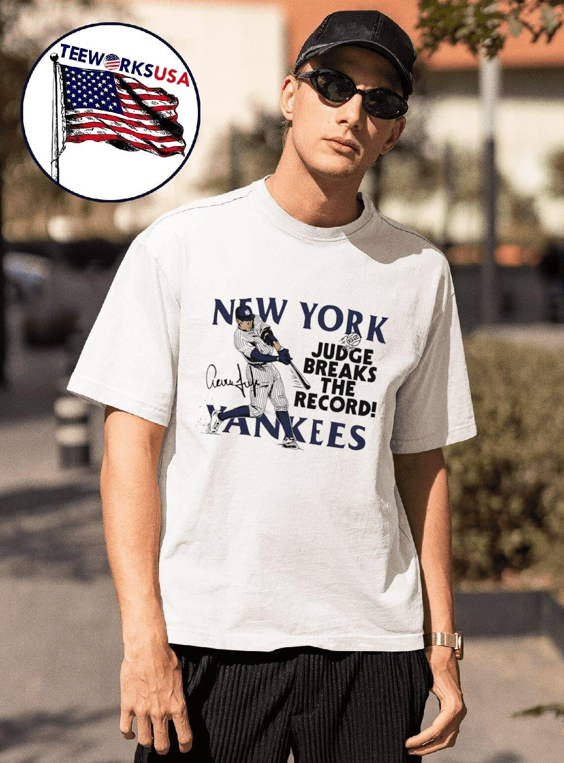 Aaron Judge New York Yankees player graphic - Adult & Kids T-Shirts, Sweatshirts & Hoodies apparel design preview 1