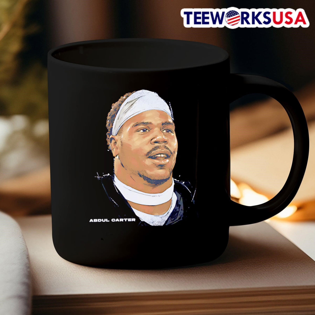 Abdul Carter New York Portrait - Adult & Kids T-Shirts, Sweatshirts & Hoodies apparel design preview 3
