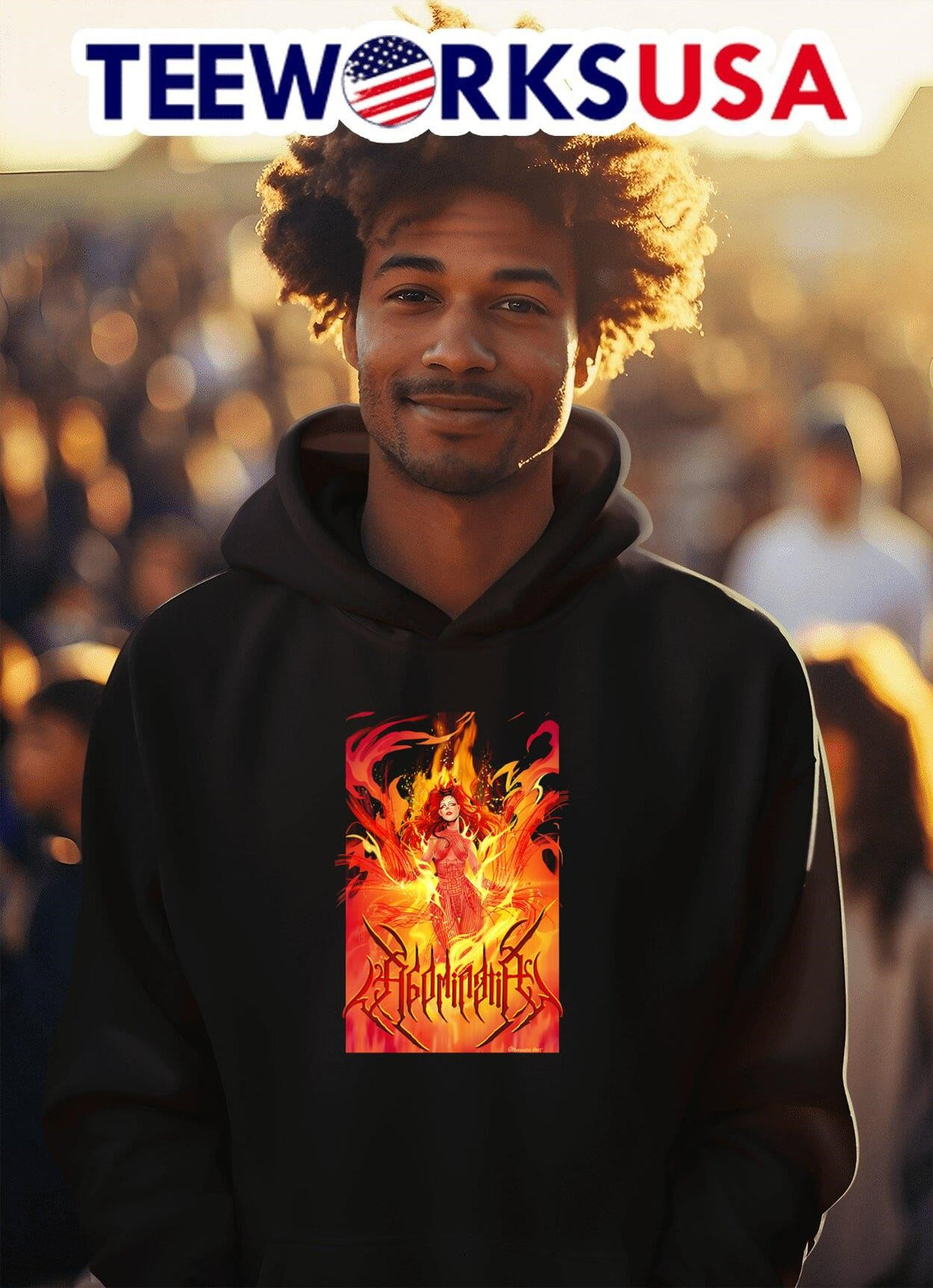Abominatia burn the witch - Adult & Kids T-Shirts, Sweatshirts & Hoodies apparel design preview 2