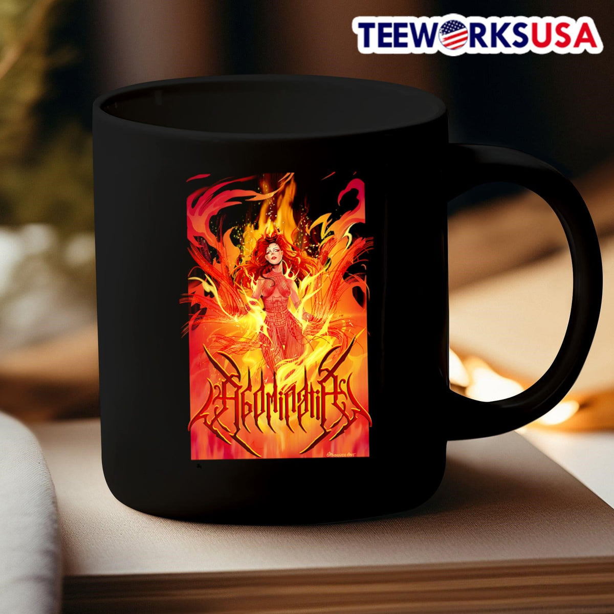Abominatia burn the witch - Adult & Kids T-Shirts, Sweatshirts & Hoodies apparel design preview 3
