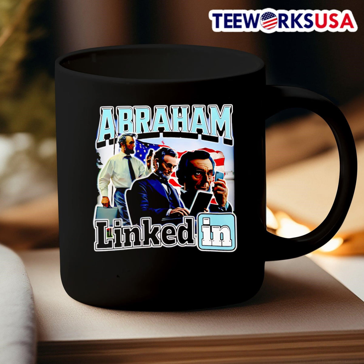 Abraham Linkedin - Adult & Kids T-Shirts, Sweatshirts & Hoodies apparel design preview 3