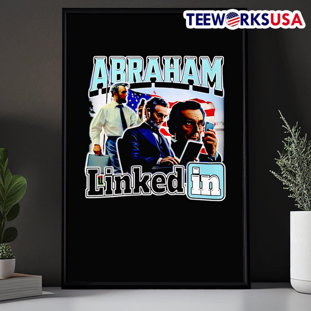 Abraham Linkedin - Adult & Kids T-Shirts, Sweatshirts & Hoodies apparel design preview 5