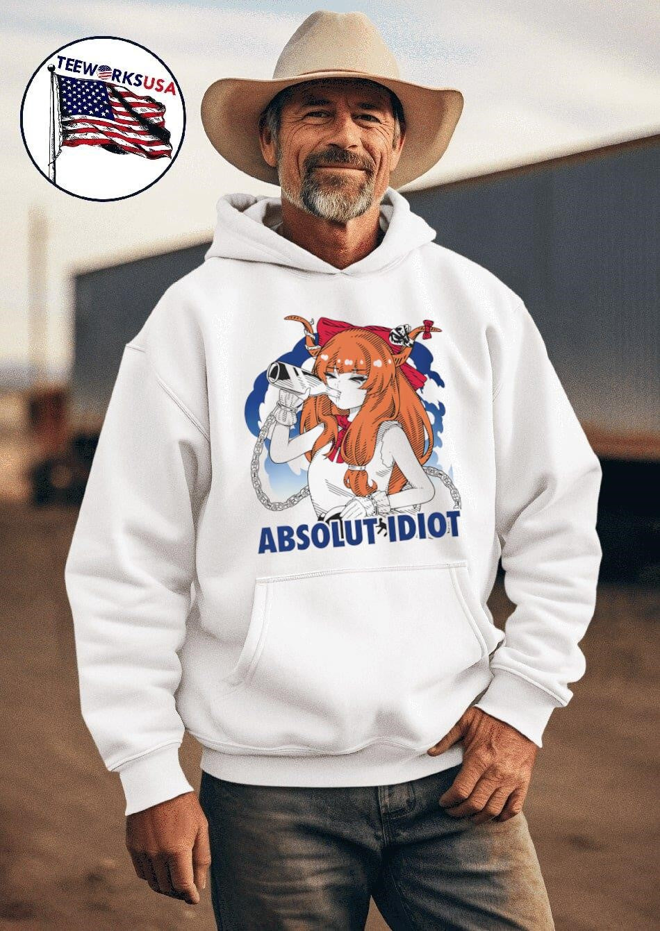 Absolut Idiot Vortex Gallery - Adult & Kids T-Shirts, Sweatshirts & Hoodies apparel design preview 2