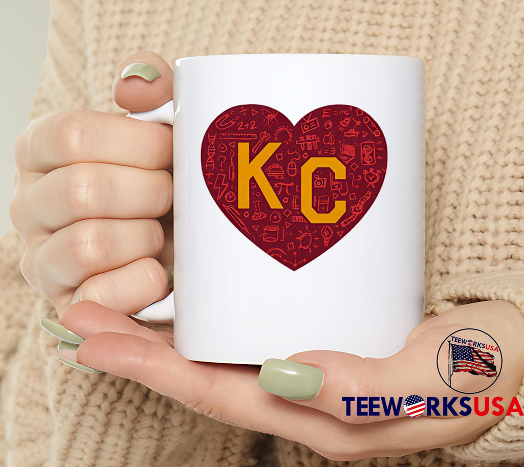 Academic KC Heart - Adult & Kids T-Shirts, Sweatshirts & Hoodies apparel design preview 6