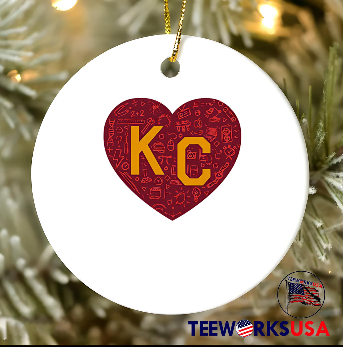 Academic KC Heart - Adult & Kids T-Shirts, Sweatshirts & Hoodies apparel design preview 3