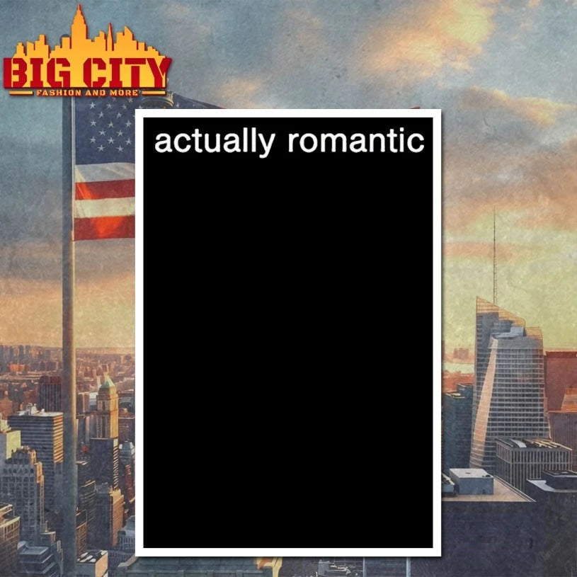 Actually Romantic Text - Adult & Kids T-Shirts, Sweatshirts & Hoodies apparel design preview 4