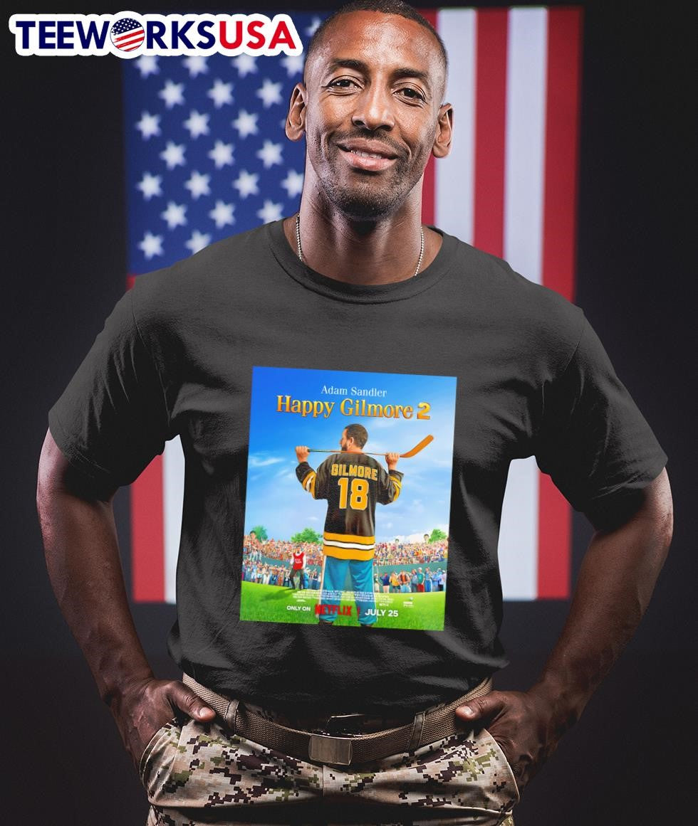 Adam Sandler Happy Gilmore 2 - Adult & Kids T-Shirts, Sweatshirts & Hoodies apparel design preview 1