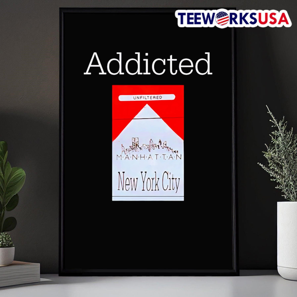 Addicted Unfiltered Nyc - Adult & Kids T-Shirts, Sweatshirts & Hoodies apparel design preview 5