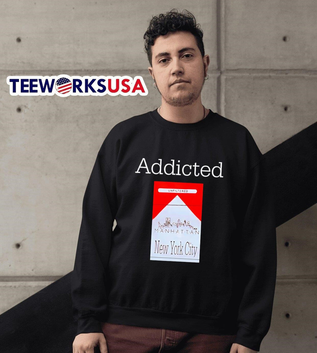 Addicted Unfiltered Nyc - Adult & Kids T-Shirts, Sweatshirts & Hoodies apparel design preview 6