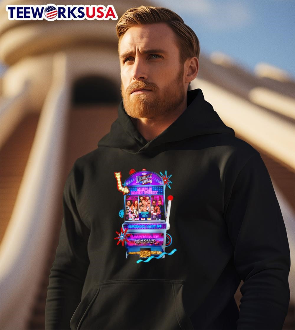 Aew double or nothing 2024 poster - Adult & Kids T-Shirts, Sweatshirts & Hoodies apparel design preview 2