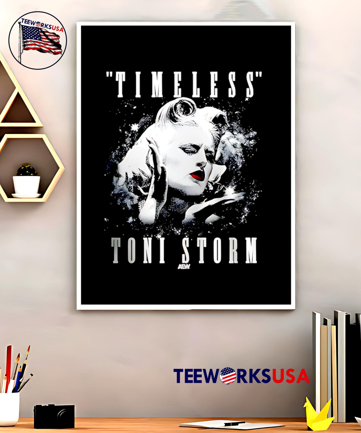 Aew tonI storm timeless forever - Adult & Kids T-Shirts, Sweatshirts & Hoodies apparel design preview 5