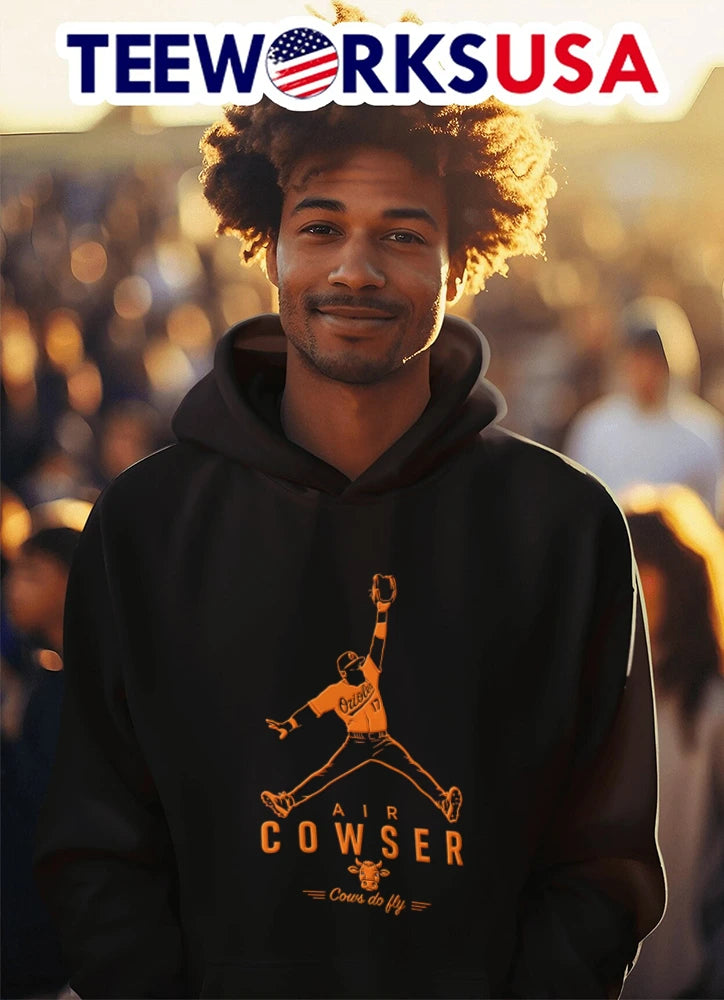 Air Colton Cowser Cows Do Fly - Adult & Kids T-Shirts, Sweatshirts & Hoodies apparel design preview 3