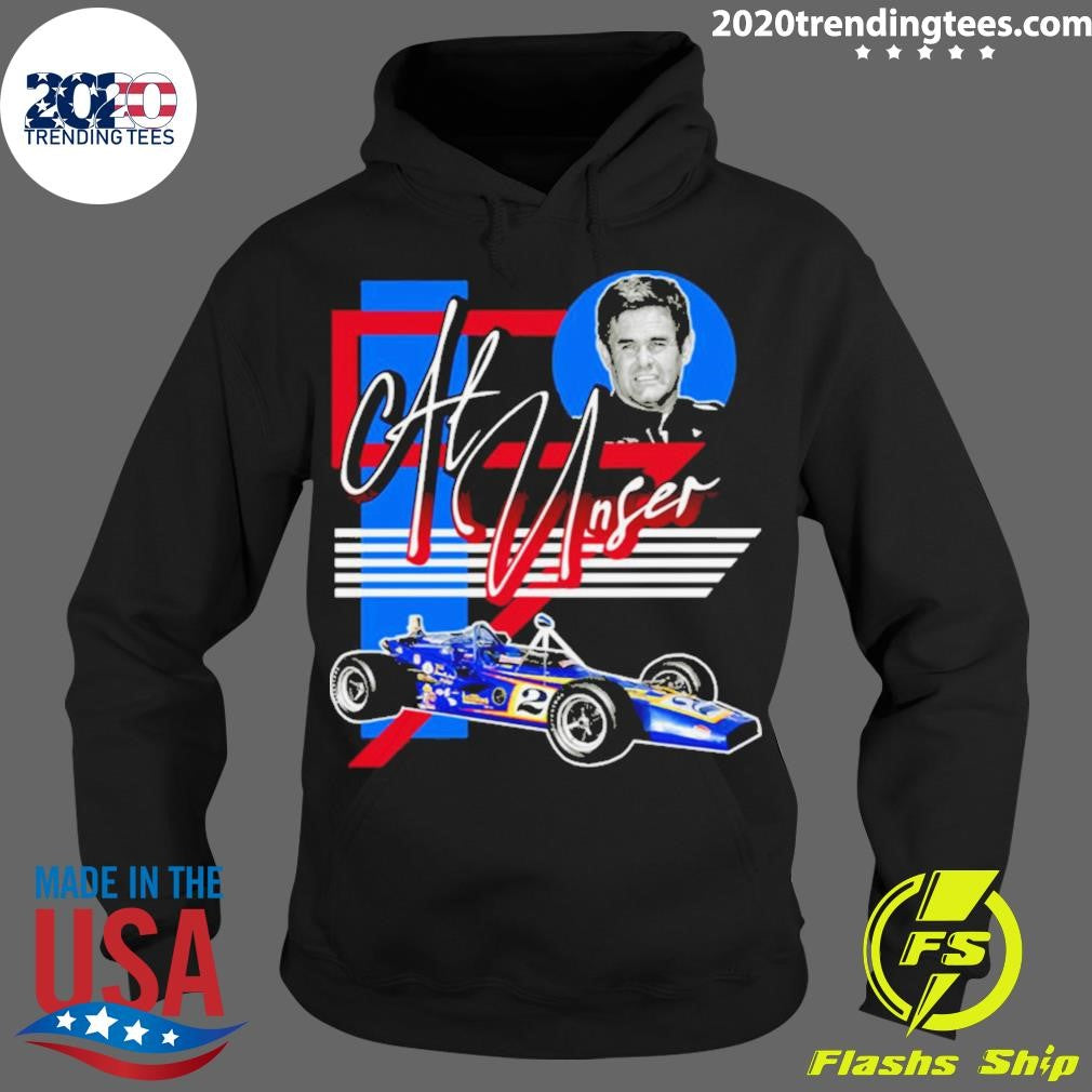 Al Unser Indy Racing Legend Car Tribute - Adult & Kids T-Shirts, Sweatshirts & Hoodies apparel design preview 2