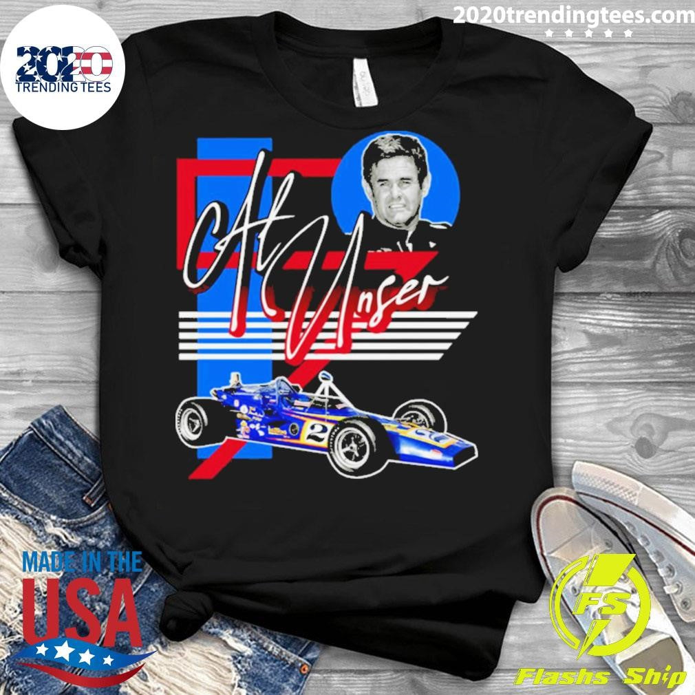 Al Unser Indy Racing Legend Car Tribute - Adult & Kids T-Shirts, Sweatshirts & Hoodies apparel design preview 3