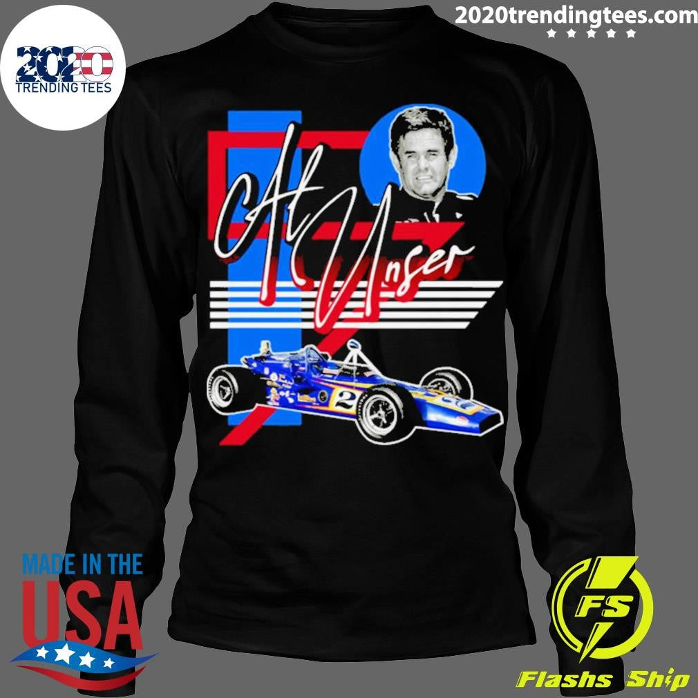 Al Unser Indy Racing Legend Car Tribute - Adult & Kids T-Shirts, Sweatshirts & Hoodies apparel design preview 4