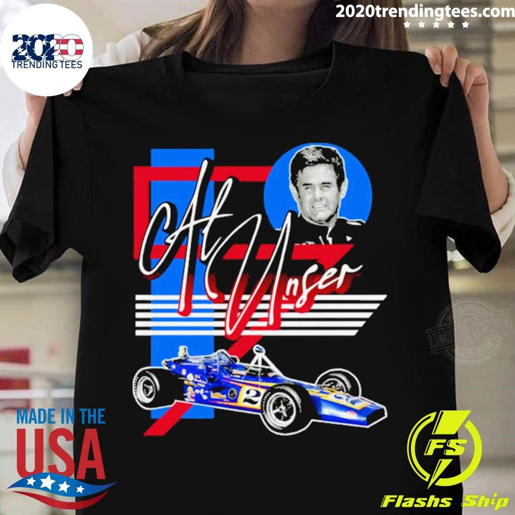 Al Unser Indy Racing Legend Car Tribute - Adult & Kids T-Shirts, Sweatshirts & Hoodies apparel design preview 1