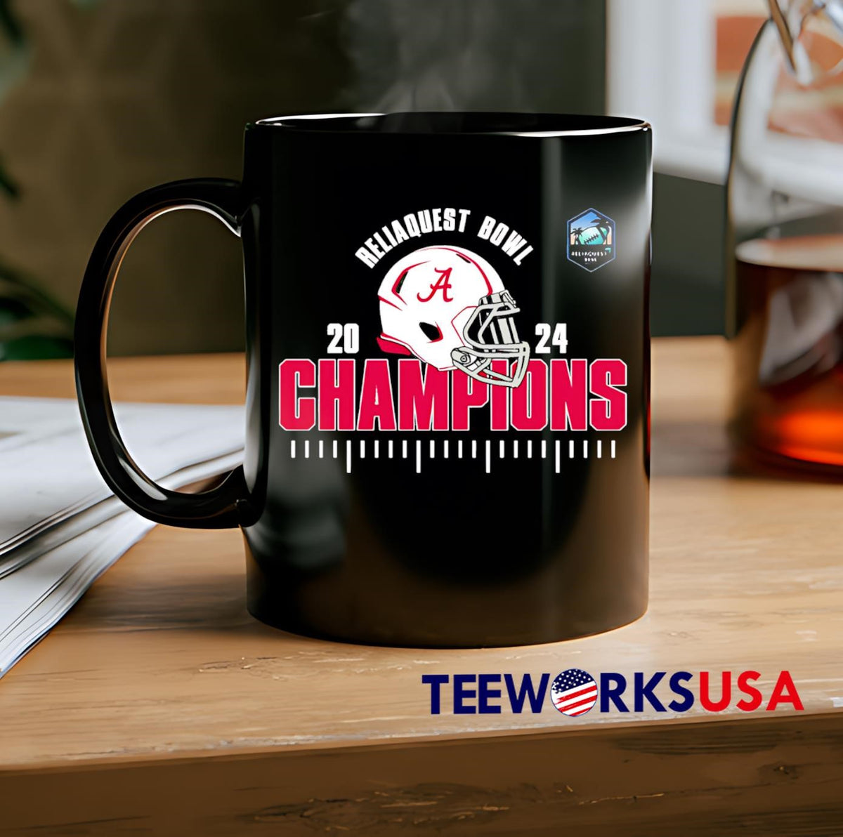 Alabama Crimson Tide Is The 2024 Reliaquest Bowl - Adult & Kids T-Shirts, Sweatshirts & Hoodies apparel design preview 2