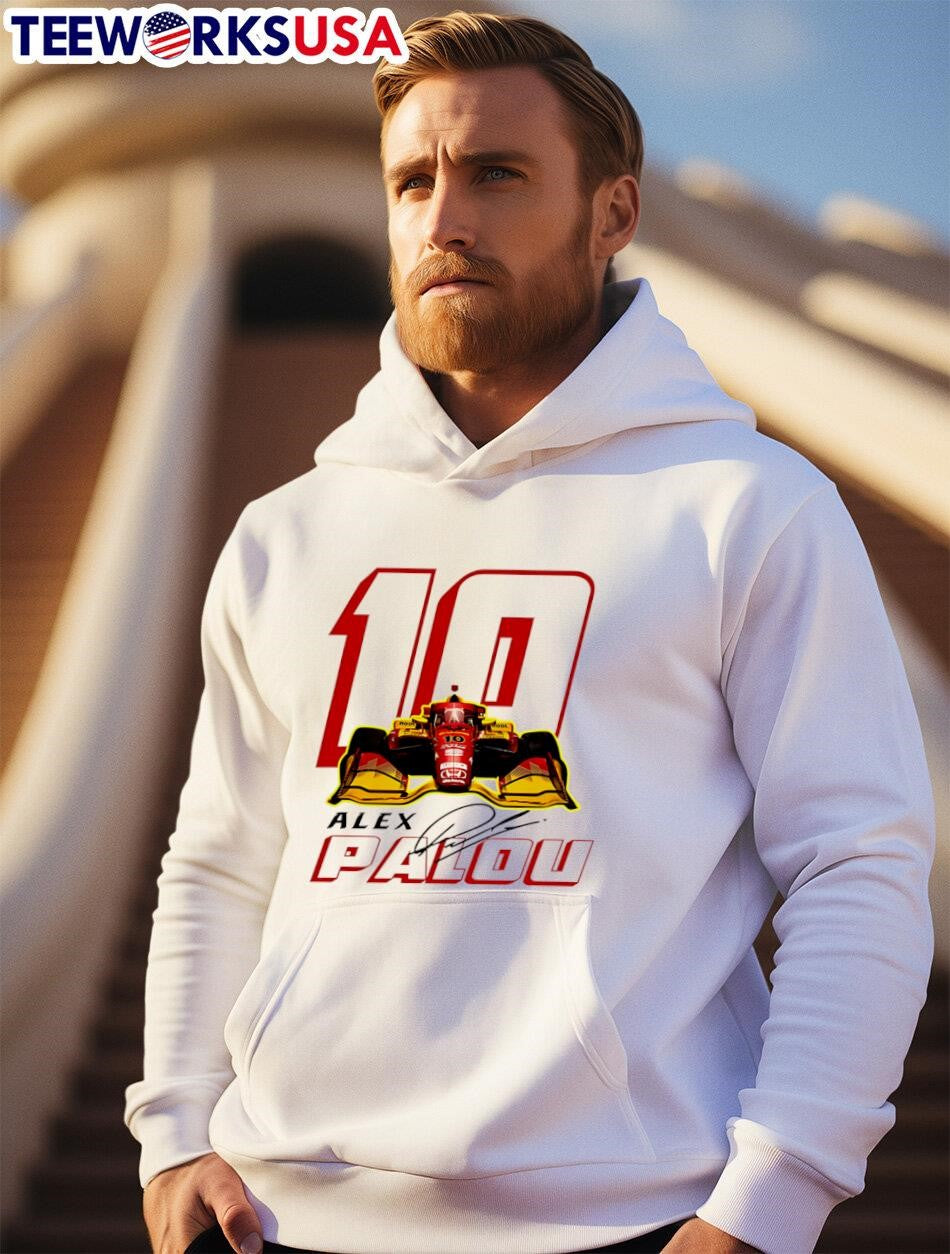 Alex Palou #10 IndyCar Winner Indianapolis 500 109th - Adult & Kids T-Shirts, Sweatshirts & Hoodies apparel design preview 2