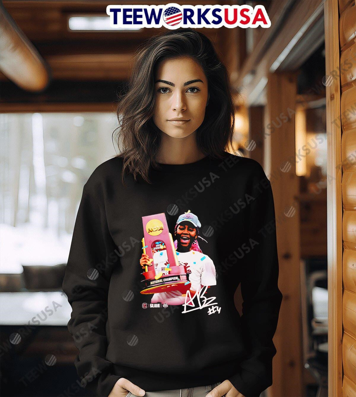 Aliyah Boston South Carolina Legend Cup - Adult & Kids T-Shirts, Sweatshirts & Hoodies apparel design preview 6