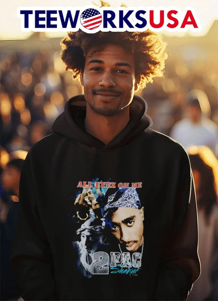 All Eyez On Me 2Pac Shakur - Adult & Kids T-Shirts, Sweatshirts & Hoodies apparel design preview 3