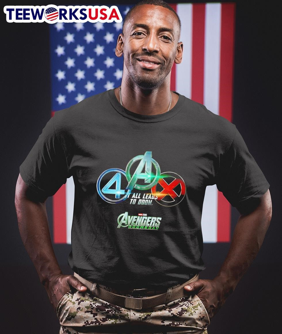 All leads to Doom Avengers Doomsday - Adult & Kids T-Shirts, Sweatshirts & Hoodies apparel design preview 1