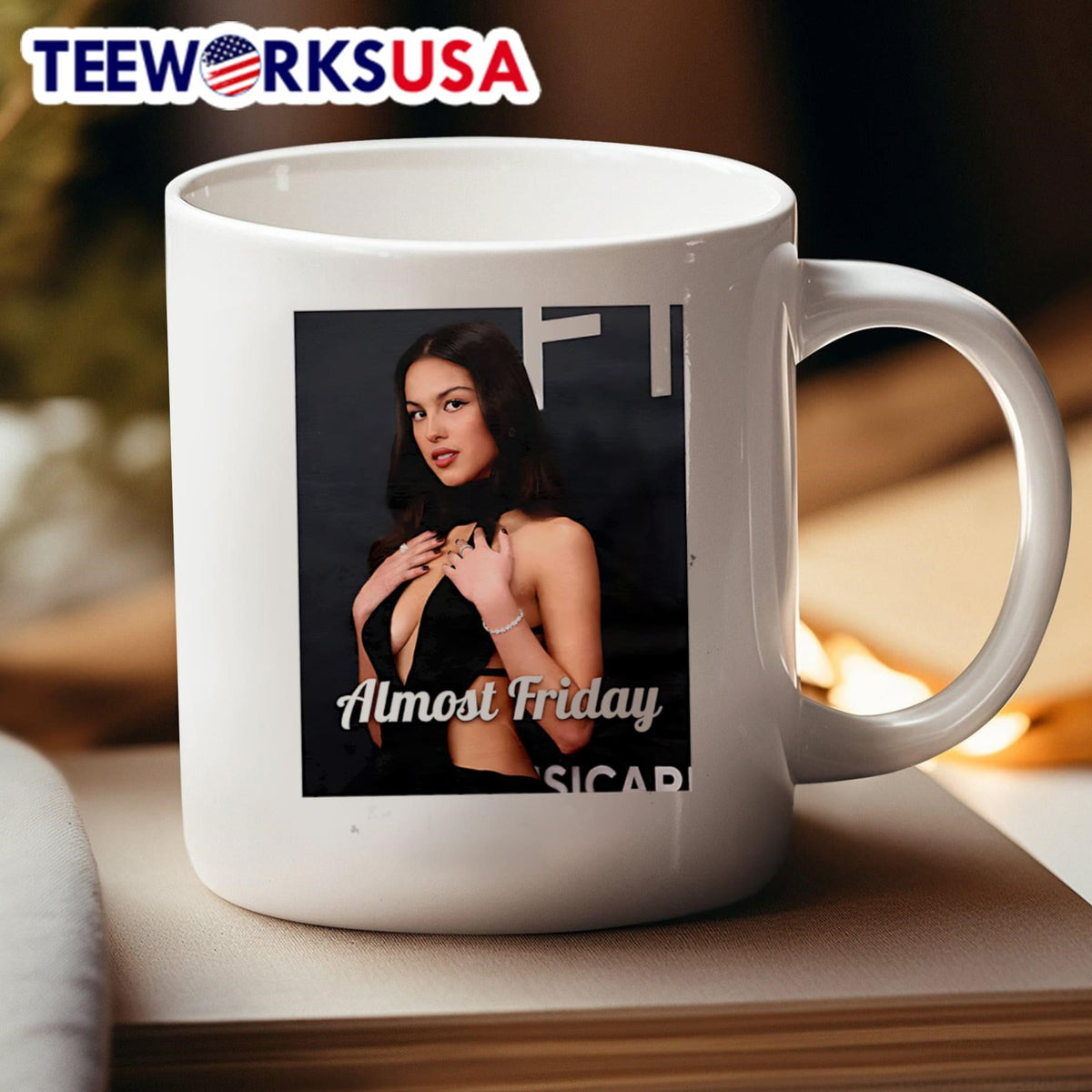Almost Friday Olivia - Adult & Kids T-Shirts, Sweatshirts & Hoodies apparel design preview 4