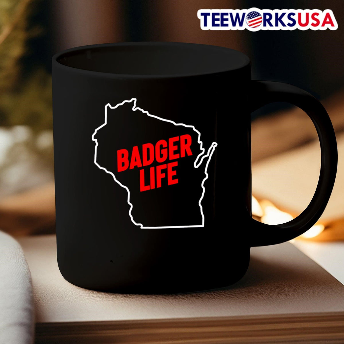 America's Dairyland Wisconsin Badger Life - Adult & Kids T-Shirts, Sweatshirts & Hoodies apparel design preview 3