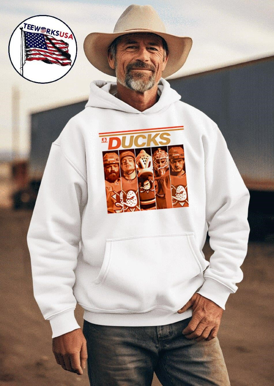 Anaheim Ducks boy band - Adult & Kids T-Shirts, Sweatshirts & Hoodies apparel design preview 2