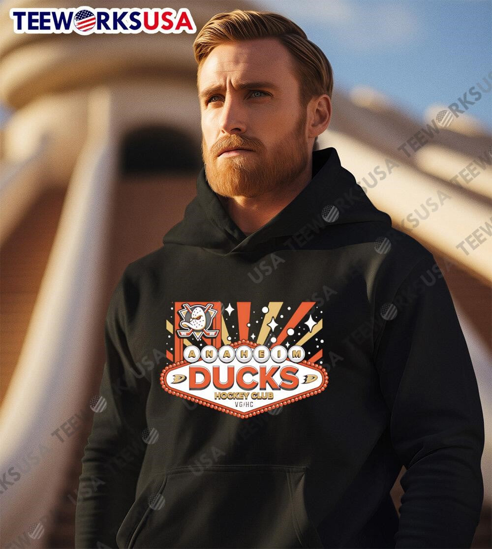 Anaheim Ducks hockey club - Adult & Kids T-Shirts, Sweatshirts & Hoodies apparel design preview 3