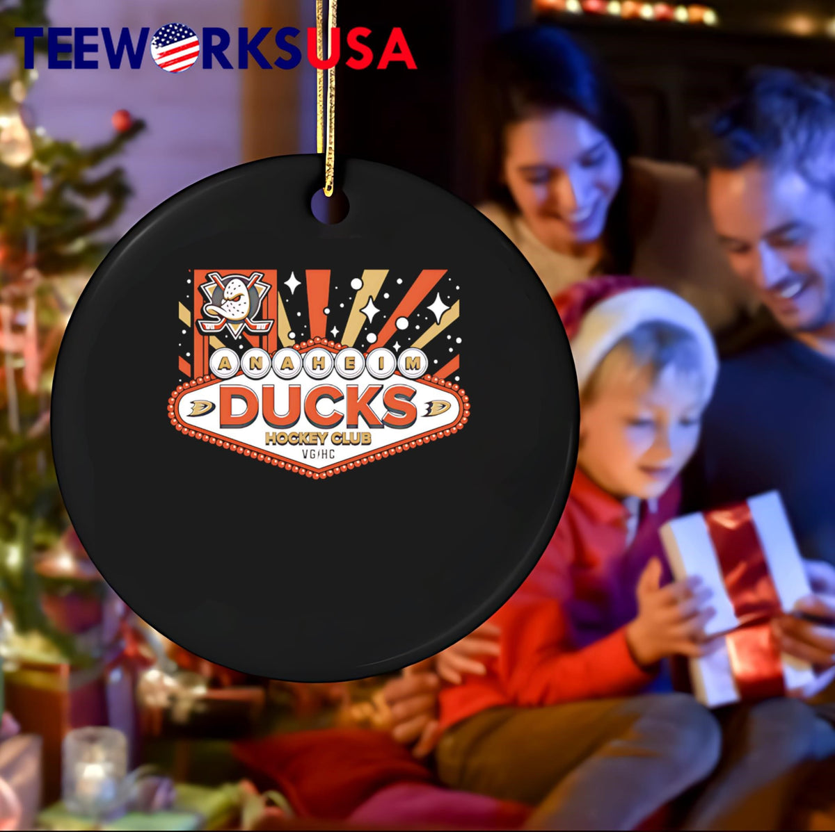 Anaheim Ducks hockey club - Adult & Kids T-Shirts, Sweatshirts & Hoodies apparel design preview 4