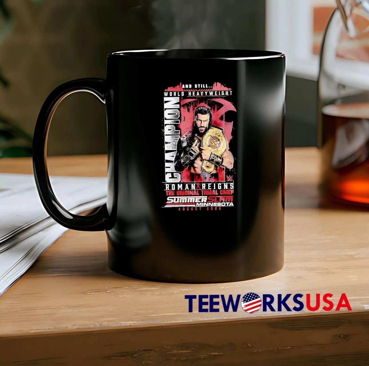 And Still World Heavyweight Champion Roman Reigns The - Adult & Kids T-Shirts, Sweatshirts & Hoodies apparel design preview 2