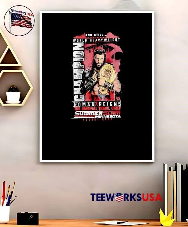 And Still World Heavyweight Champion Roman Reigns The - Adult & Kids T-Shirts, Sweatshirts & Hoodies apparel design preview 5
