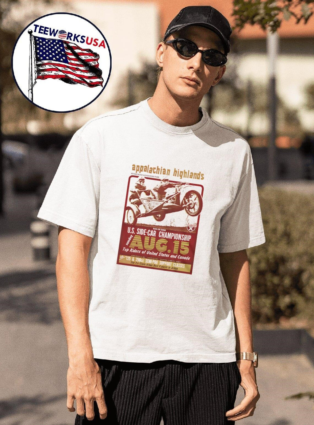 Appalachian highlands US side-car Championship - Adult & Kids T-Shirts, Sweatshirts & Hoodies apparel design preview 1