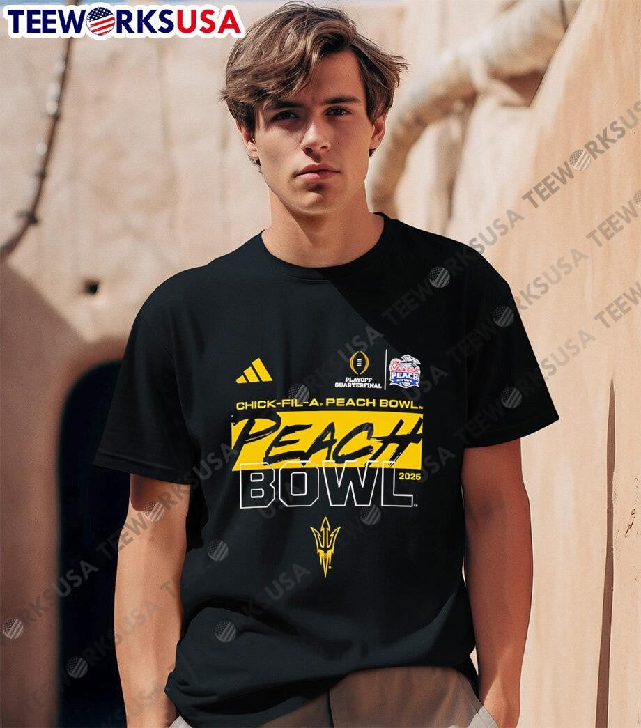 Arizona State Sun Devils 2024 Peach Bowl - Adult & Kids T-Shirts, Sweatshirts & Hoodies apparel design preview 1