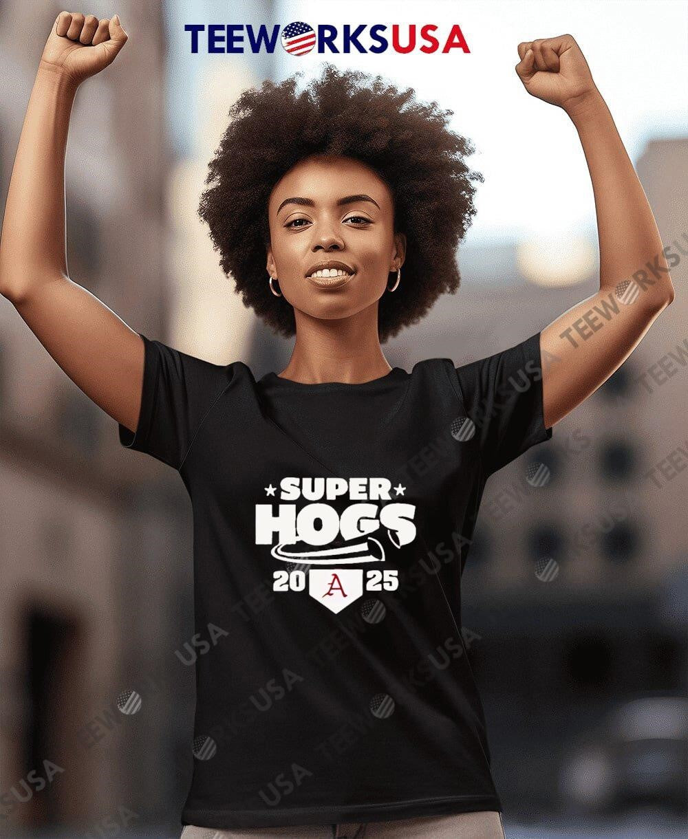 Arkansas Razorbacks Super Regional Champions 2025 - Adult & Kids T-Shirts, Sweatshirts & Hoodies apparel design preview 8