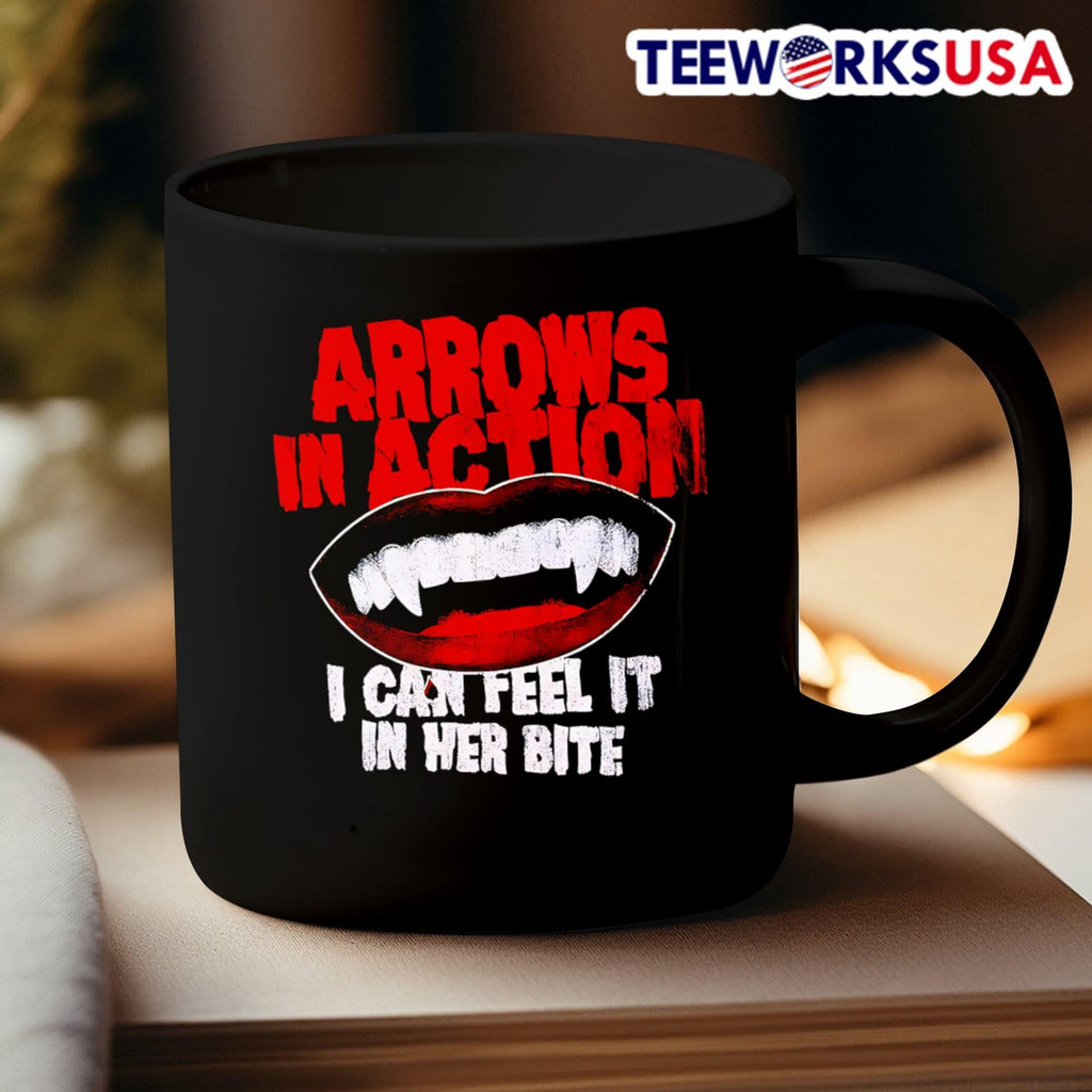 Arrows In Action Vampire Bite - Adult & Kids T-Shirts, Sweatshirts & Hoodies apparel design preview 3