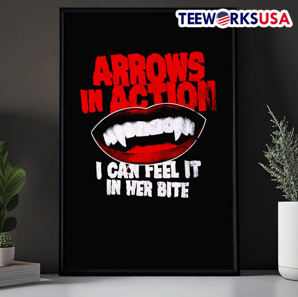 Arrows In Action Vampire Bite - Adult & Kids T-Shirts, Sweatshirts & Hoodies apparel design preview 5